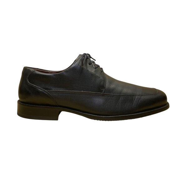Johnston & Murphy Men’s Black Leather Lace-Up Dobson Moc Toe Oxfords Size 12W main image 5